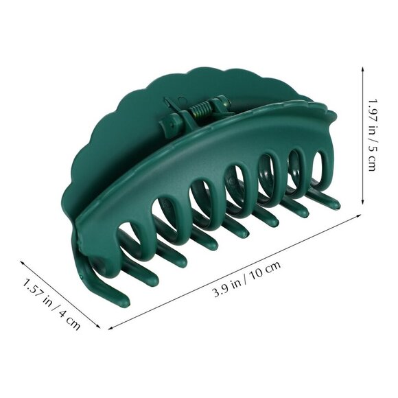 Large Plastic Hair Claw Clips 6 Pack Non-Slip Durable for Thick Fine Long Hair main image 4
